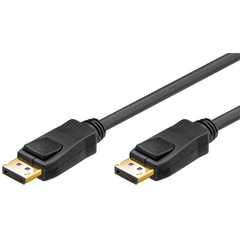 Laidas DisplayPort-DisplayPort 1.2 (K-K) 1m 4K (60Hz) gold Goobay 